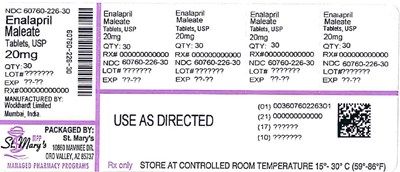 Enalapril 60760 226 30